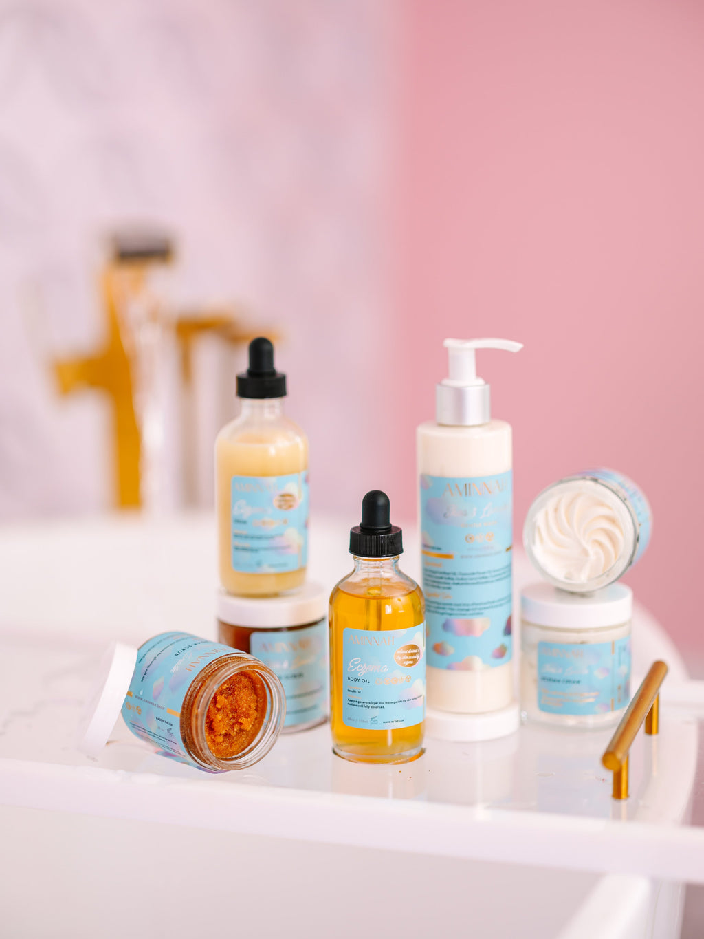 "Eczema" Body Collection | Cream| Serum| Sugar Scrub| Body Oil| Cleanser| Lotion